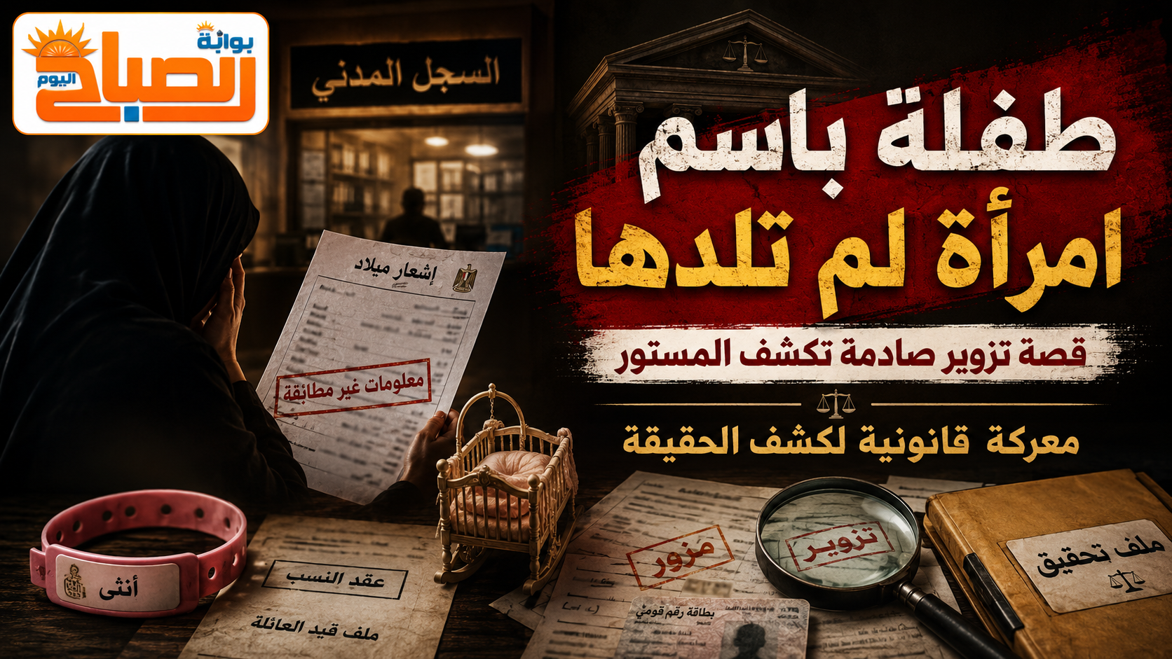 صدمة داخل القيد العائلي.. أم تكتشف تسجيل طفلة باسمها بعد الطلاق